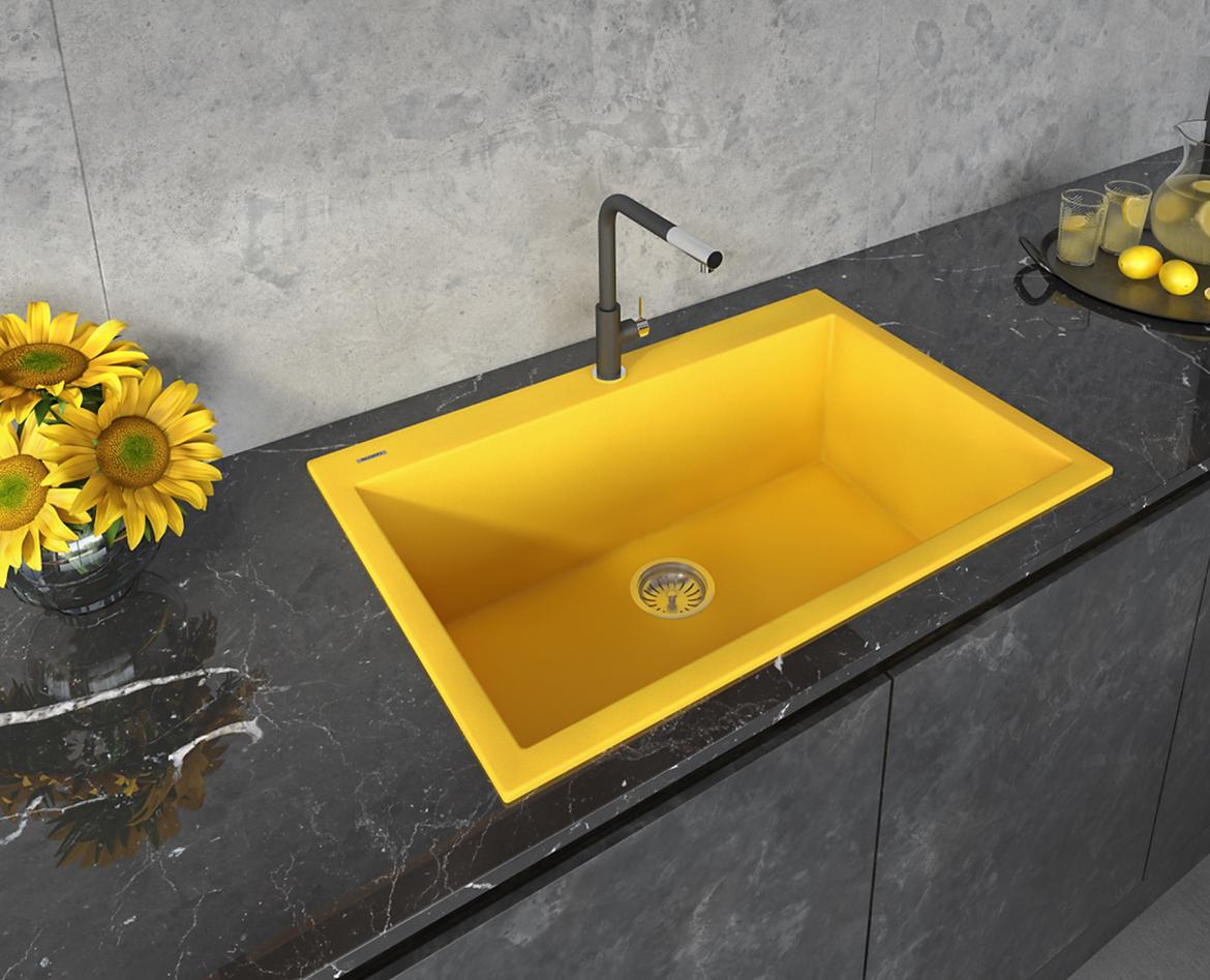 yellow kitchen sink for sale